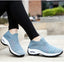 Spring Summer Women Sneakers Fashion Breathable Mesh Casual Shoes Platform Sneakers For Women Black Sock Sneakers Shoes