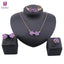 Fashion Girl Jewelry Lovely Flower Children Necklace Bangle Earring Ring Kids Baby Costume Jewelry Set 3 Colors