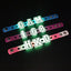 Single Letter 1Pcs Luminous Alphabe Shoe charms Button Accessories Shoe DIY Decoration Wristband Kids X-mas Gift  Croc Jibz