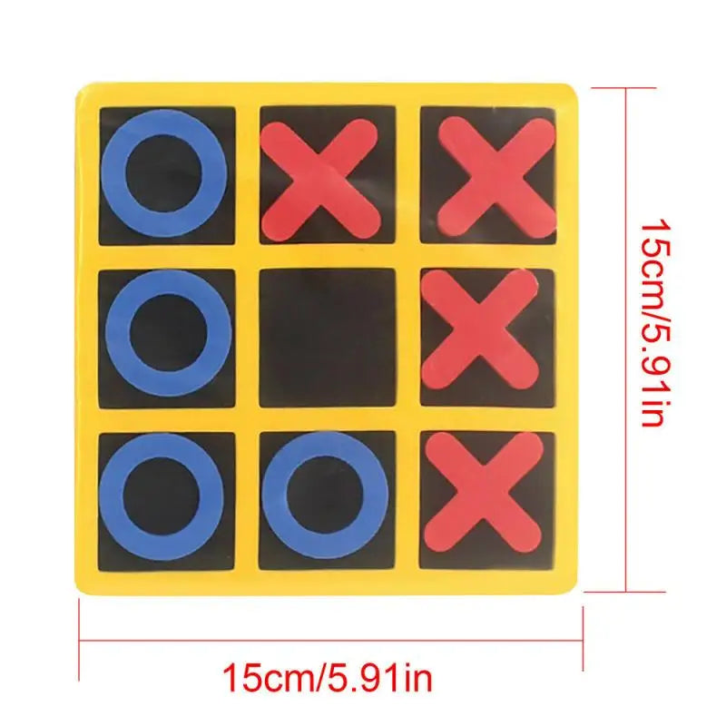 Board Games Tic Tac Toe 6" X 6" Family Games Home Decor Strategy  To Play Classic Game  For Families Educational Game Toy Party