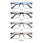 ZENOTTIC 2024 Men Titanium Alloy Optical Glasses Frame Fashion Male Square Eyewear Ultralight Metal Non-Prescription Eyeglasses