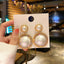 2023 Luxury Shiny Oversize  Pearl Drop Earrings For Women Crystal Golden Round Pearl Wedding Dangle Earrings Jewelry Party Gift