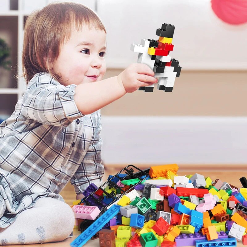 Building Blocks City DIY Creative Bricks Bulk Model   Kids Assemble Toys Compatible All Brand Small Size