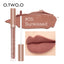 O.TWO.O Makeup Matte Lip Gloss Super Soft No Sticky Woman Sexy Red Brown Nude Lipstick Waterproof Lips Cosmetics