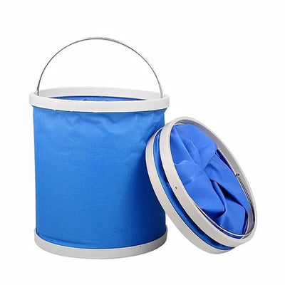 Folding Bucket Car Travel Fishing Large Portable Retractable Washing Bucket Brush Car Compression Bucket Car Washing Tank Water