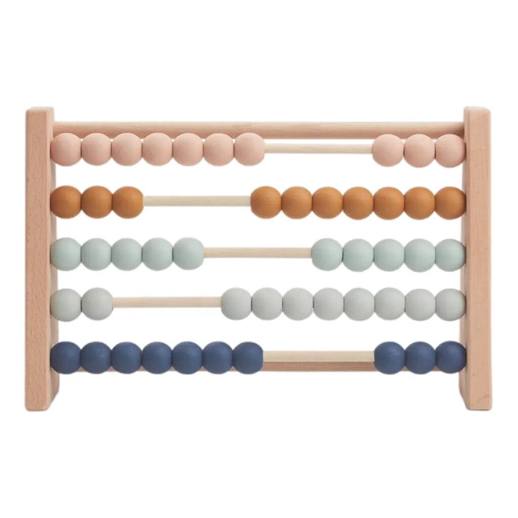 Wooden Abacus Children Early Math Learning Toy Numbers Counting Calculating Beads Montessori Educational Toy Chinese Calculator