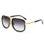 Big Frame Sunglasses Men Square  Metal Retro Sun Glasses Vintage High Quality