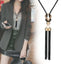 2024 New Arrival Female Pendant Necklace Tassel Long Winter Sweater Chain Necklace Women Necklaces Wholesale Sales