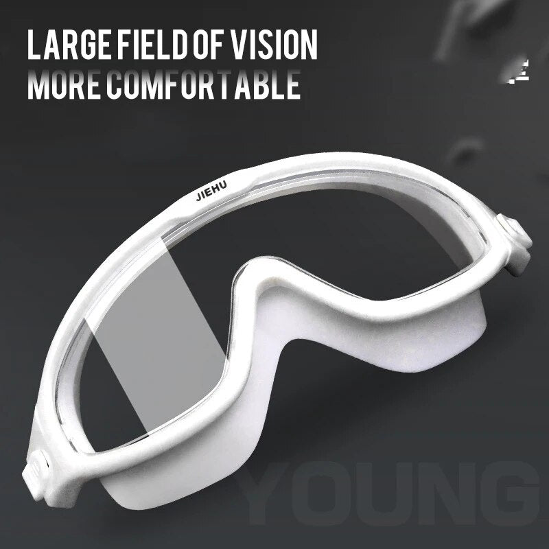 Men Women Optical Swimming Goggles Adult Anti-fog UV Protection Swim Eyewear Waterproof Silicone 1.5 To 8 Myopia Swim Glasses