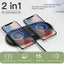 30W Double Wireless Charger Pad for iPhone 14 13 12 11 XS XR X 8 AirPods Pro Samsung S21 S20 15W Dual Fast Charging Dock Station