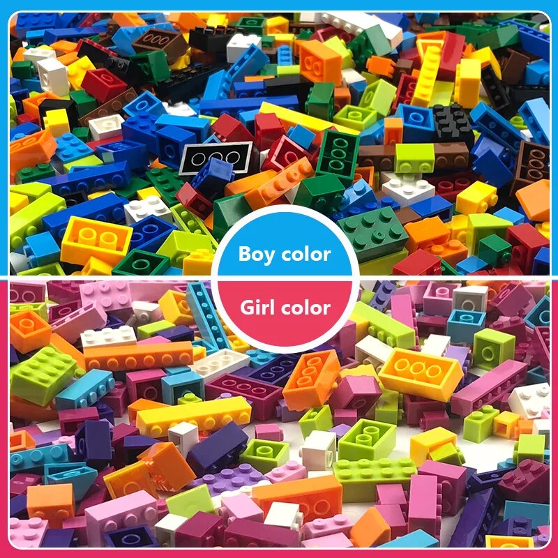 Building Blocks City DIY Creative Bricks Bulk Model   Kids Assemble Toys Compatible All Brand Small Size