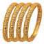 24k 4pcs/Lot Dubai Wedding Bangles For Women Ethiopian Jewelry Gold Color indian Bangles Bracelets Women Birthday Jewelry Gifts