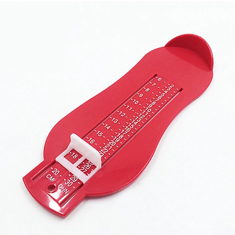 Early Educational Learning Newborn Baby Foot Measure Gauge Montessori Toys for Children Shoes Size Measuring Ruler Tool