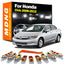 MDNG 8Pcs Canbus Car LED Interior Light Kit For 2006 2007 2008 2009 2010 2011 2012 Honda Civic Dome Map Trunk License Plate Lamp