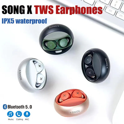 SONGX TWS Bluetooth Earphones Wireless Headphones Customized Version Penguin Bluetooth 5.3 Suitable Game Sport for Apple Android