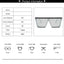 Vintage Male Flat Top Sunglasses Men Brand Black Square Shades UV400 Gradient Sun Glasses For Women Cool One Piece Designer