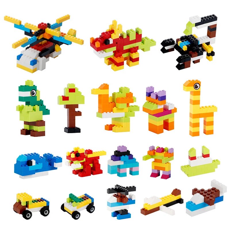 Building Blocks City DIY Creative Bricks Bulk Model   Kids Assemble Toys Compatible All Brand Small Size