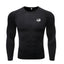 2022 summer Quick Dry fashion long sleeve T-Shirts Casual Shirt men Fitness Printing Tight T-Shirts Gyms Sportswear men T-Shirts