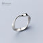 Modian Minimalist Spin Wave Rings for Women Fashion 925 Sterling Silver Simple Geometric Ring Fine Jewelry 2020 New Design