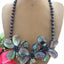 Y·YING Black Pearl Abalone Shell Necklace Handmade Statement Necklace 18"