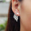 2023 New Crystal Flower Drop Earrings for Women Fashion Jewelry Rhinestones Earrings Gift for Party Best Friend