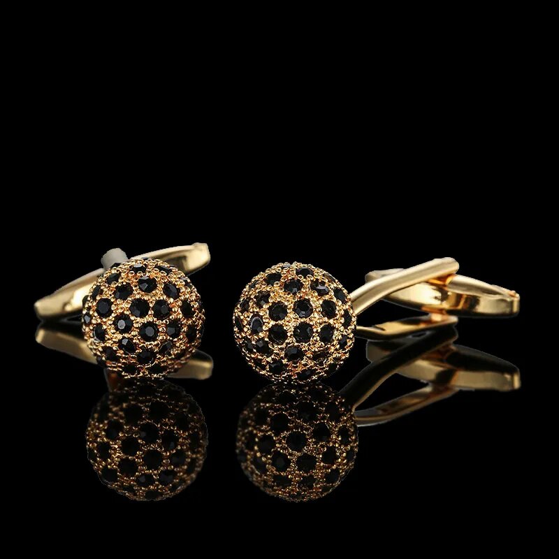 Summer new high quality brass plated 18K Gold luxury gold Cufflinks classic style fashion men's French shirt cufflink man gift