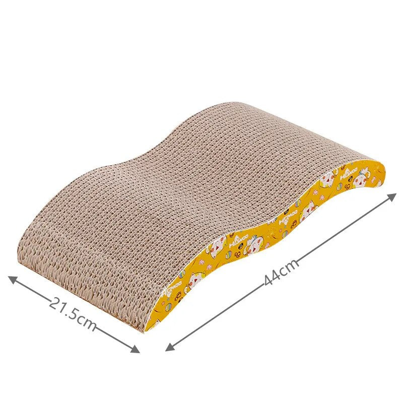 M-Shape Quality Corrugated Paper Cat Scratch Guards Pet Scratching Claw Scraper Cat Products Scratcher Pet Furniture+Free Catnip