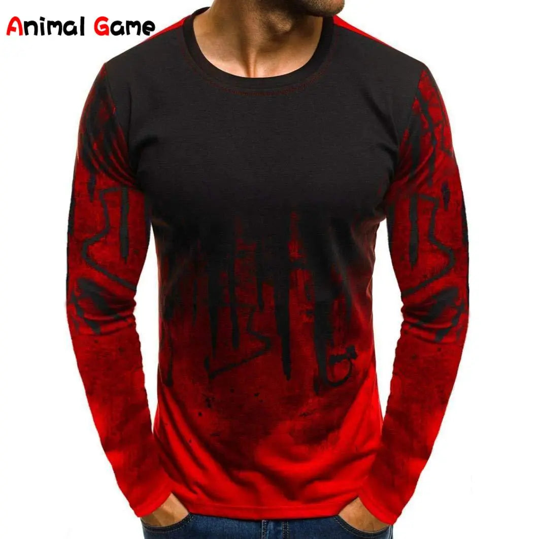 Printed T-shirt Short-sleeved T-shirt Men's Round Neck Long Oversized Men's Tops Women's Sleeves Men's Shirt T-shirt Clothing