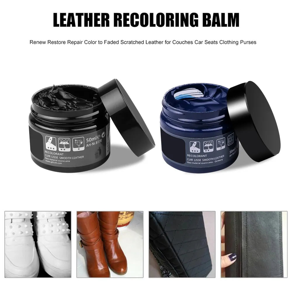 Car Care Kit Liquid Leather Skin Refurbish Repair Tool Auto Seat Sofa Coats Holes Scratch Cracks Restoration For Shoe For Car