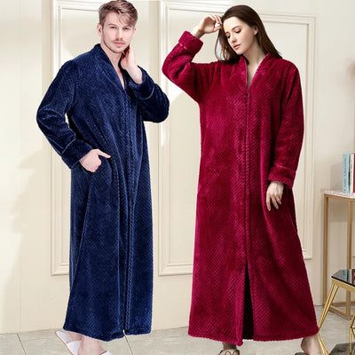 Extra Long Thick Warm Bath Robe