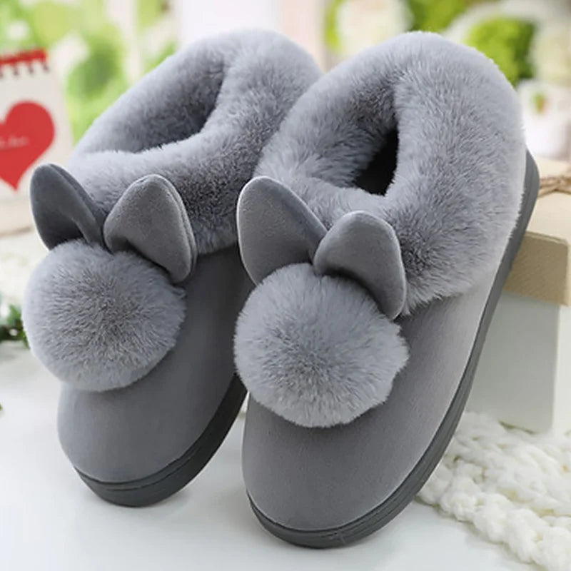 trendy female shoes fuzzy slippers velvet indoor plush slippers solid ladies home slippers adult woman shoes size 36-41 869