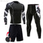 Men's Compression Sportswear Suits Gym Tights Training Clothes Workout Jogging Sports Set Running Rashguard Tracksuit For Men