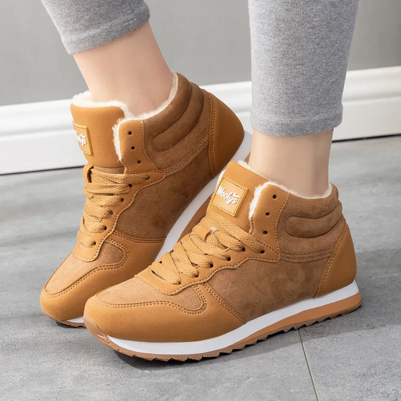 Vulcanized Shoes Women Men Boots Winter Shoes Snow Boots Casual Shoes Plus Size Winter Sneakers Winter Ankle Boots Unisex Shoes