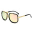 Big Frame Sunglasses Men Square  Metal Retro Sun Glasses Vintage High Quality