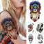 Waterproof Temporary Tattoo Stickers Witch Shaman Indian Wreath Color Flash Tattoos Female Arm Thigh Body Art Fake Sleeve Tatoo