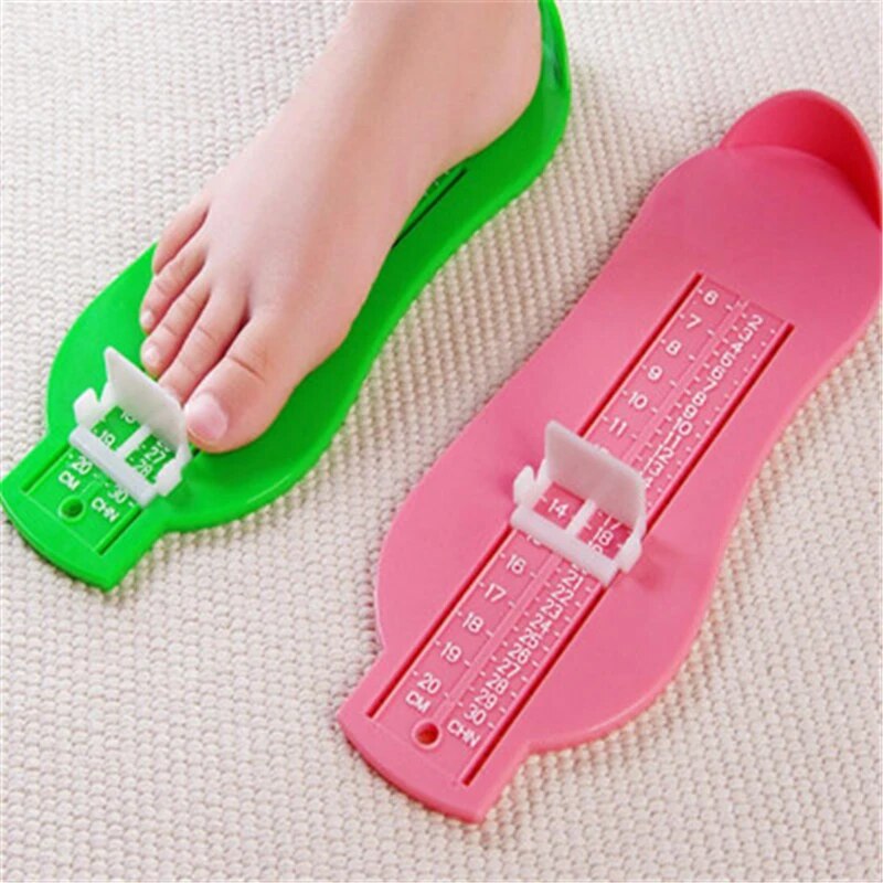 Early Educational Learning Newborn Baby Foot Measure Gauge Montessori Toys for Children Shoes Size Measuring Ruler Tool