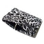 WA024 New Fashion Leopard PU Leather Small Bank Business Id Card Holder Wallet Case For Men Women With Id Window Wholesale Hot