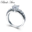 2022 New 925 Sterling Silver Jewelry Trendy Wedding Rings for Women Engagement Ring Femme Bijoux Bague C004