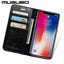 Musubo Luxury Leather Cases for iPhone 11 13 XS Max Wallet Stand Flip Cover Funda For iphone XR 8 Plus 7 Card Holder Coque Capa