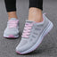 Women Casual Shoes Fashion Breathable Women Sneakers Walking Mesh Lace Up Flat Shoes Sneakers Women Tenis Feminino Gym Shoes