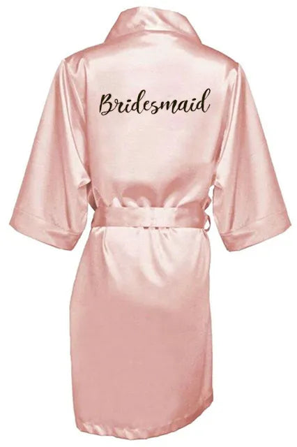 New bride bridesmaid robe