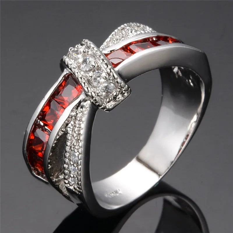 Plated stone crystal  Ring