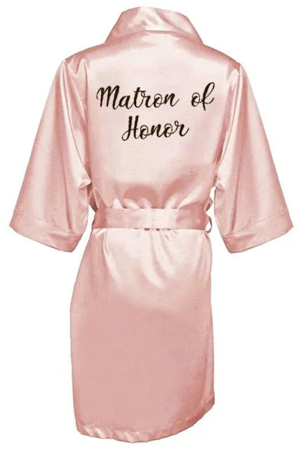 New bride bridesmaid robe