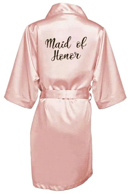 New bride bridesmaid robe