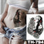 Waterproof Temporary Tattoo Stickers Witch Shaman Indian Wreath Color Flash Tattoos Female Arm Thigh Body Art Fake Sleeve Tatoo