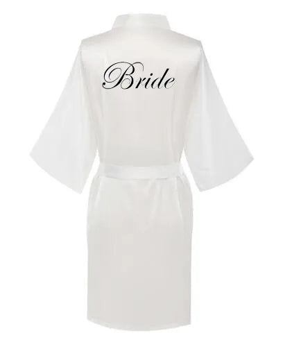 New bride bridesmaid robe