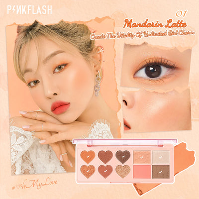 PINKFLASH Face Blush Highlighter Bronzers Palette Professional Pigment Glitter Eyeshadow Palette Face Makeup Cosmetics for Women