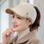 CNTANG 2024 Hats For Women Autumn Winter Sports Empty Top Caps Female Knitted Warm Baseball Cap Fashion Running Golf Sun Hat