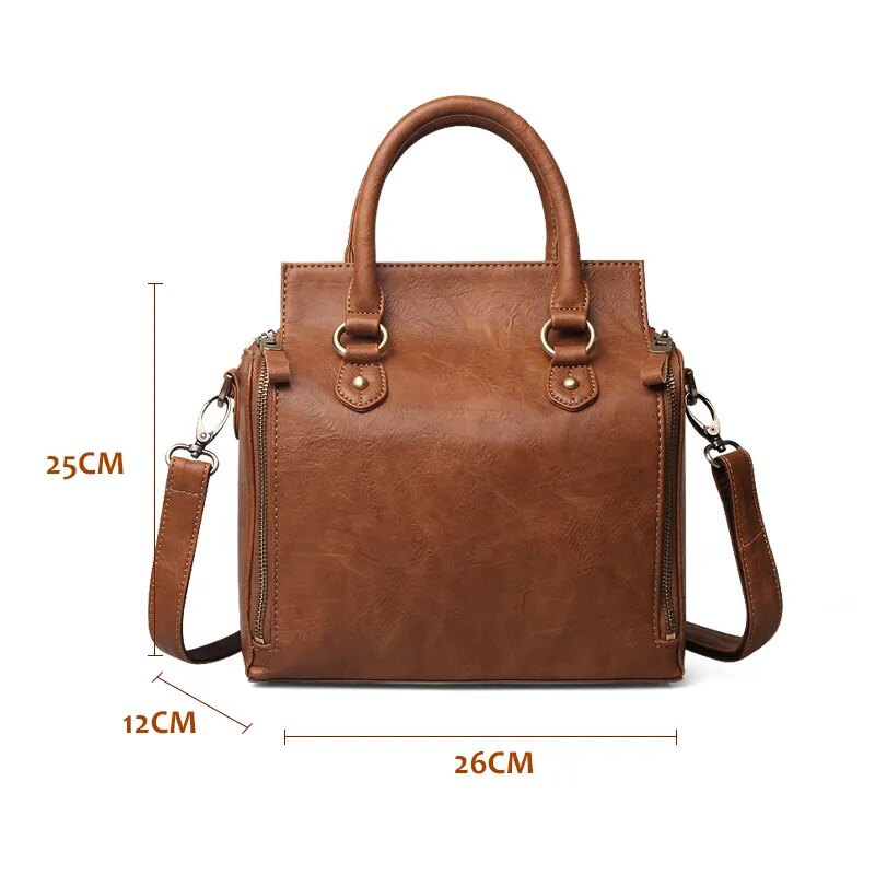 Handbags Women Totes Large Capacity Multi-Pocket Business Laptop Handbags Ladies Top-Handle Organizer Shoulder Bag Fashion