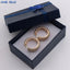 MHS.SUN Vintage Gold Color Women Hoop Earrings Hollow Design Girls Loop Earrings Luxury Ear Jewelry 1Pair For Gift